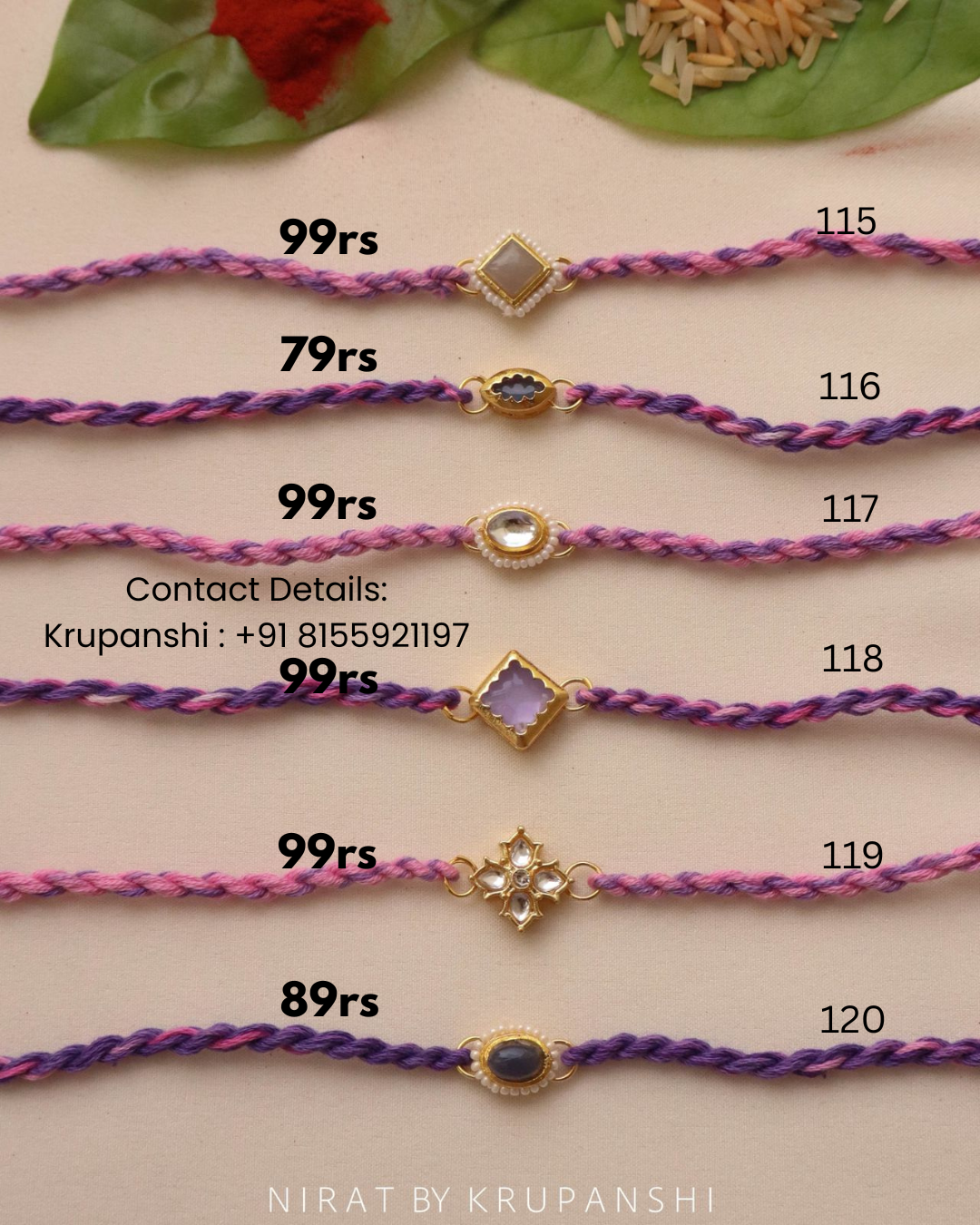 Petal & Plum Rakhi