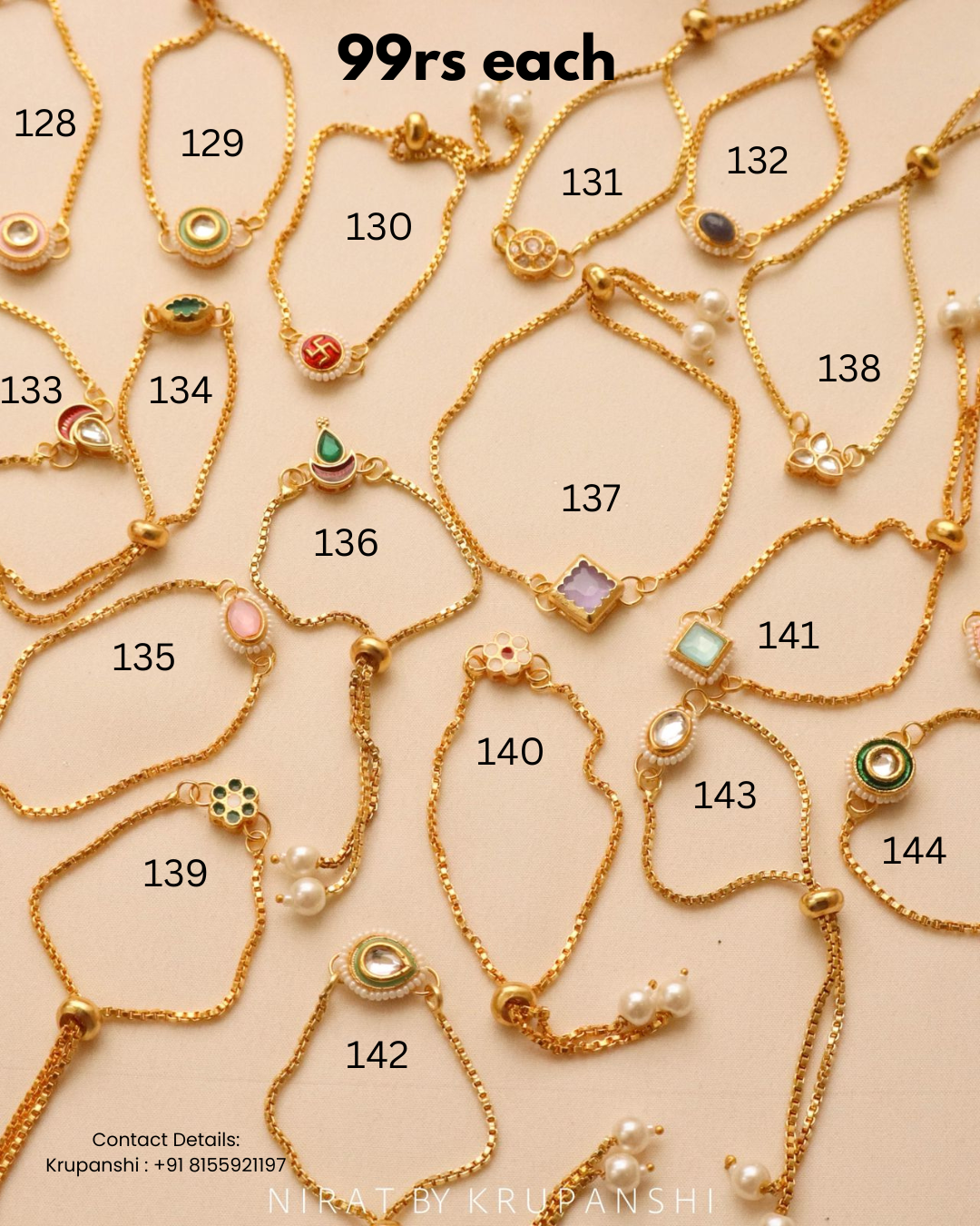 The Morning Light Rakhi / Bracelet