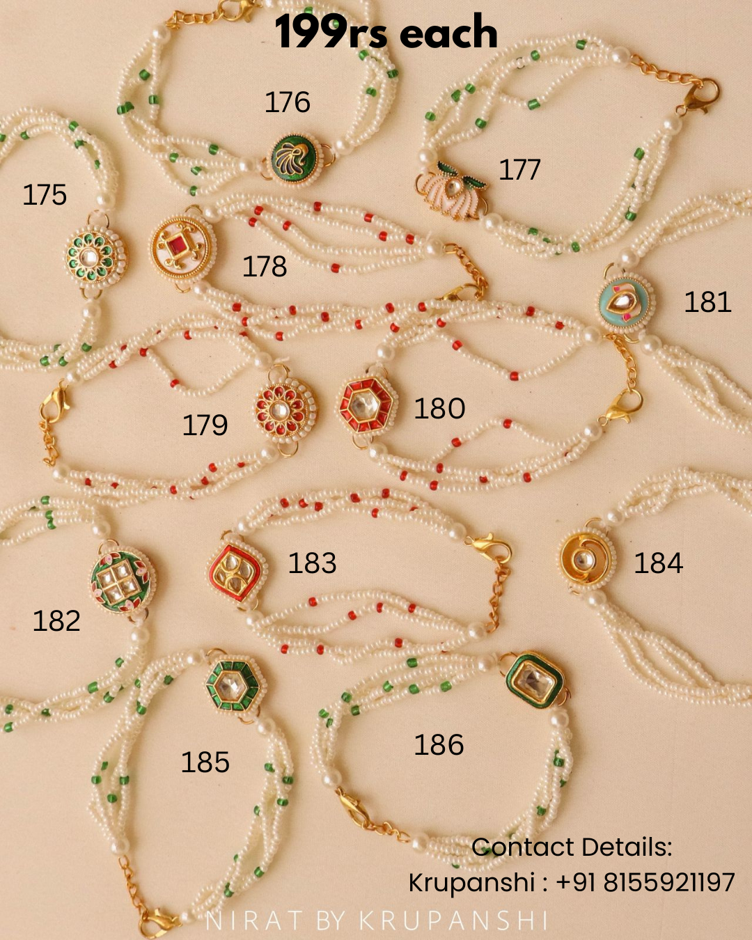 Sajni-Moti Rakhi / Bracelet