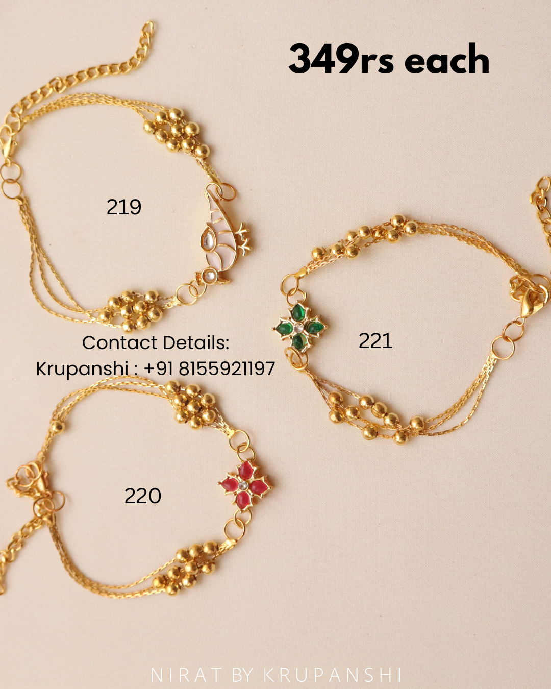 Suvarn Bindu Rakhi / Bracelet