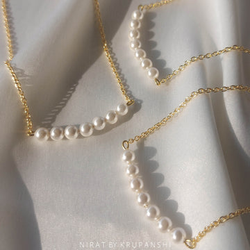 Bar Pearl Necklace