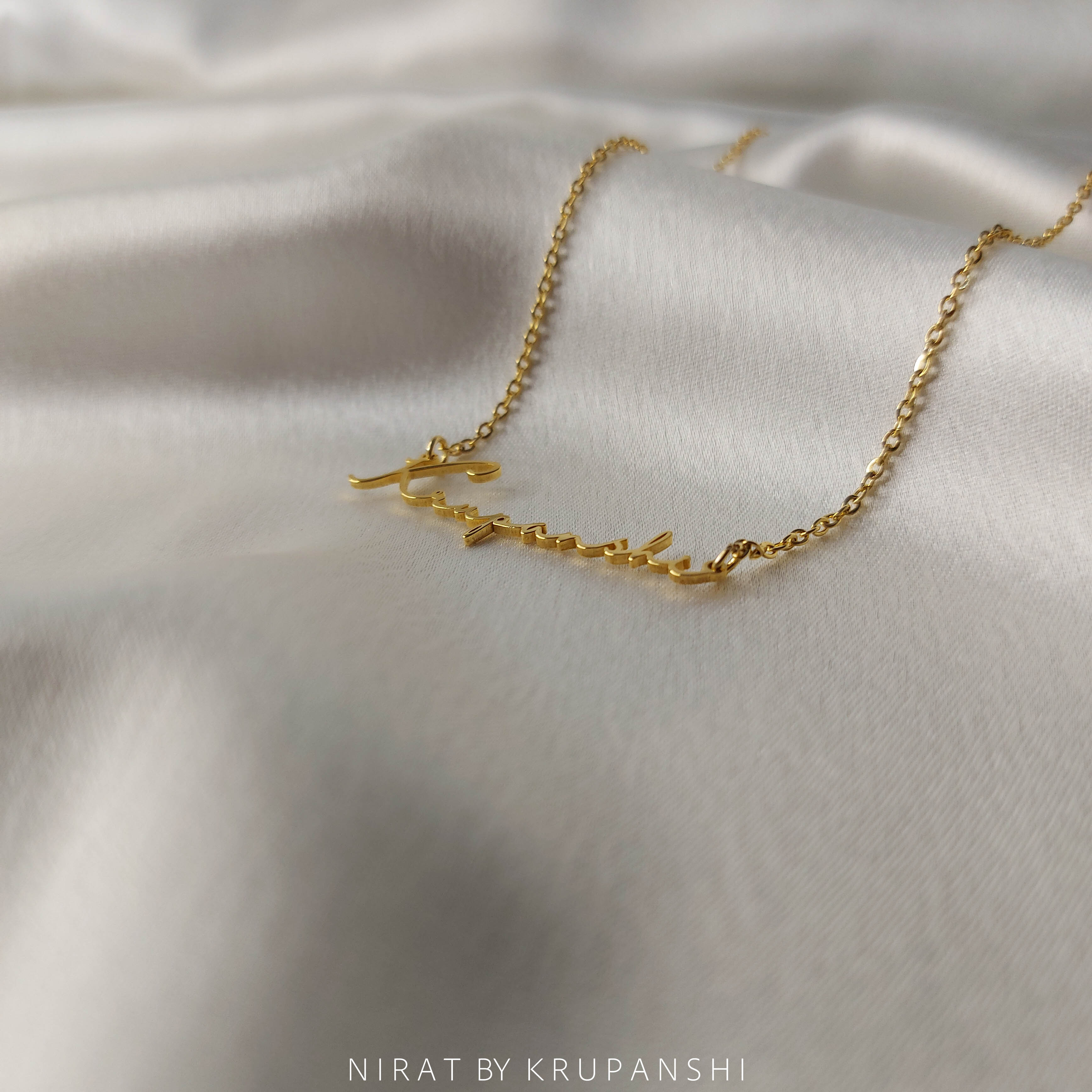 Name Pendant : Signature Font