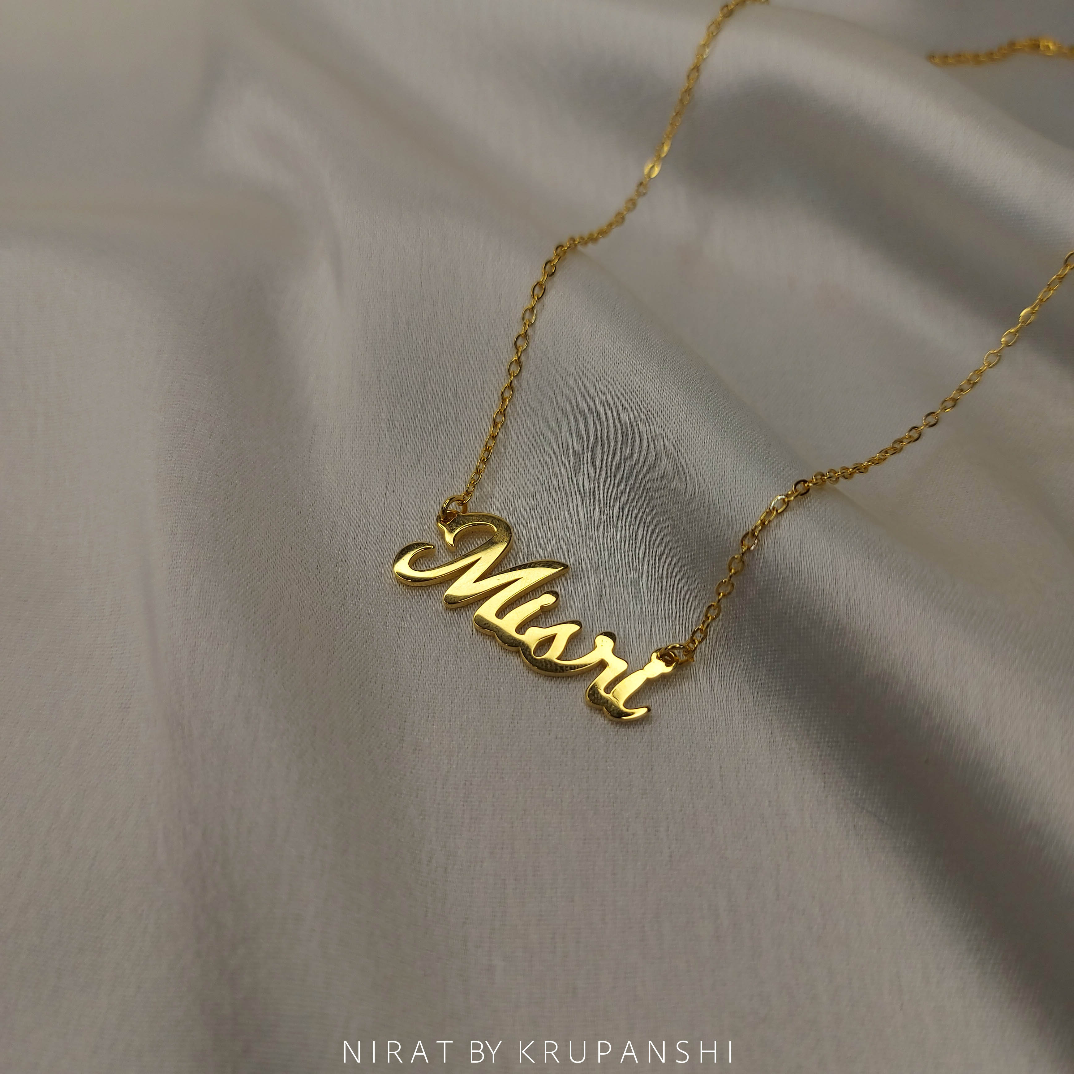 Name Pendant - Bold Font