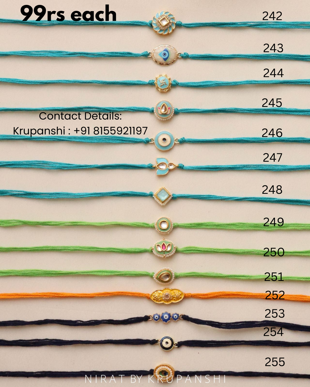 Rangoli Rakhi