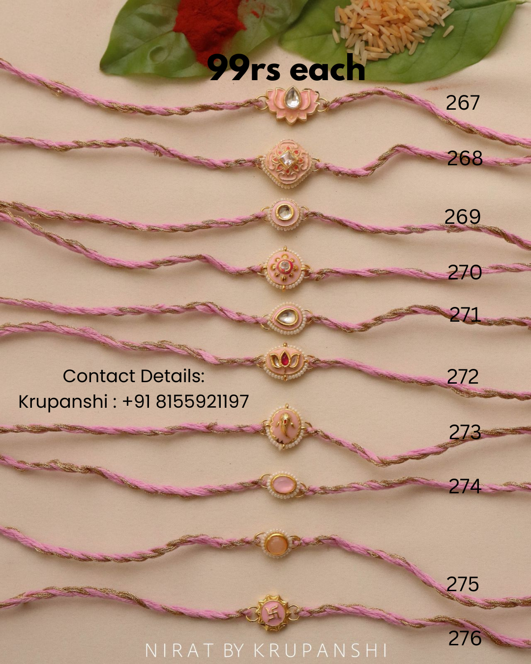 Gulabi Rakhi