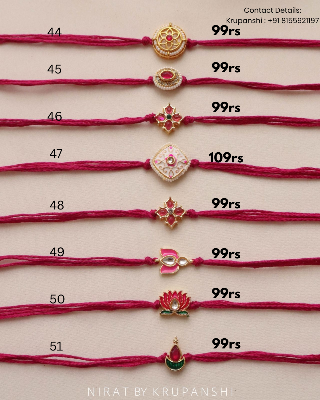 Raani Thread Rakhi