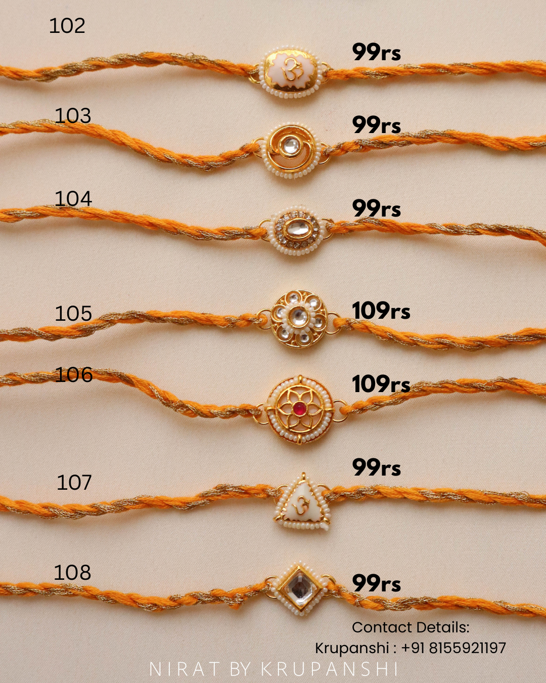 The Golden Hour Rakhi