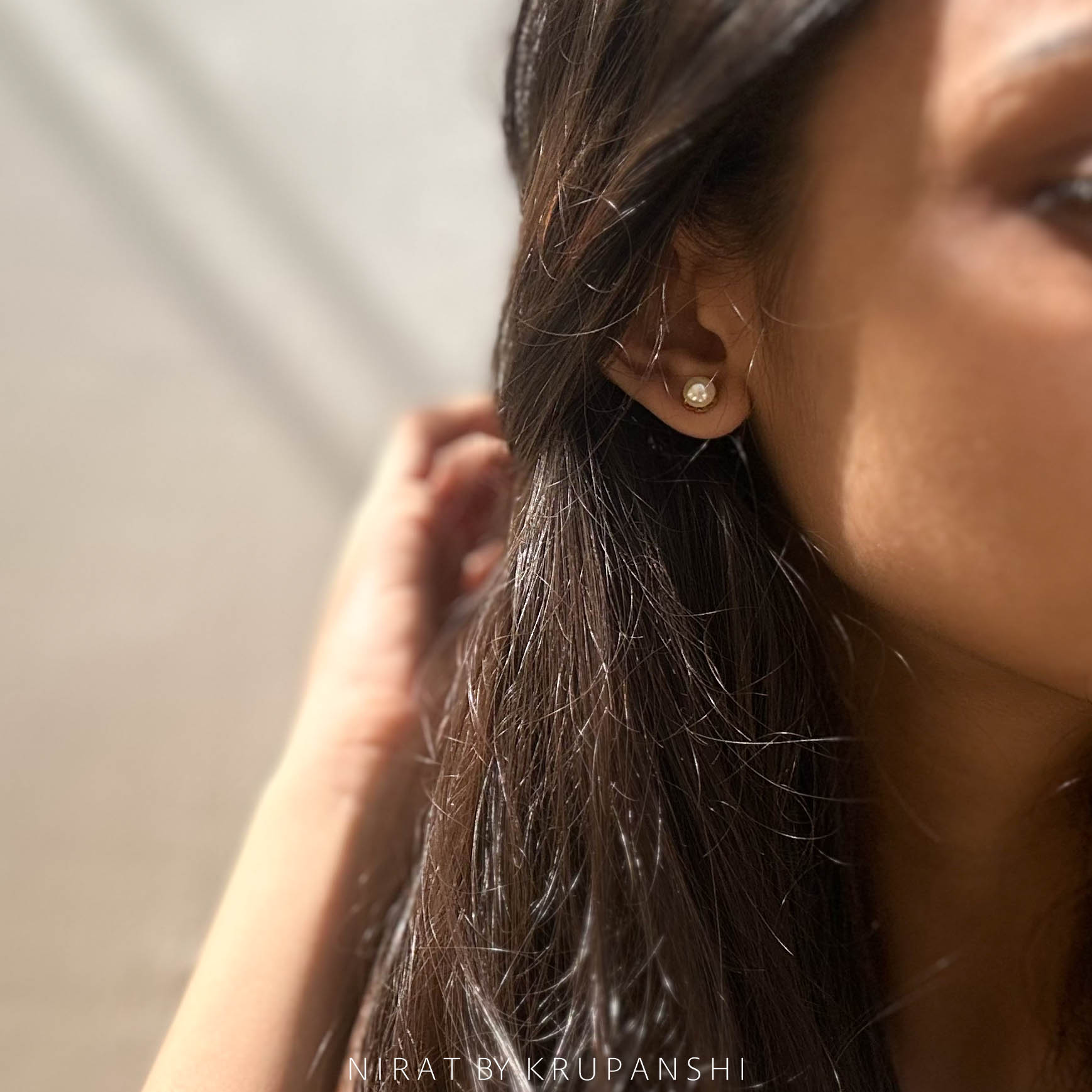 Pearl Choker with Earring