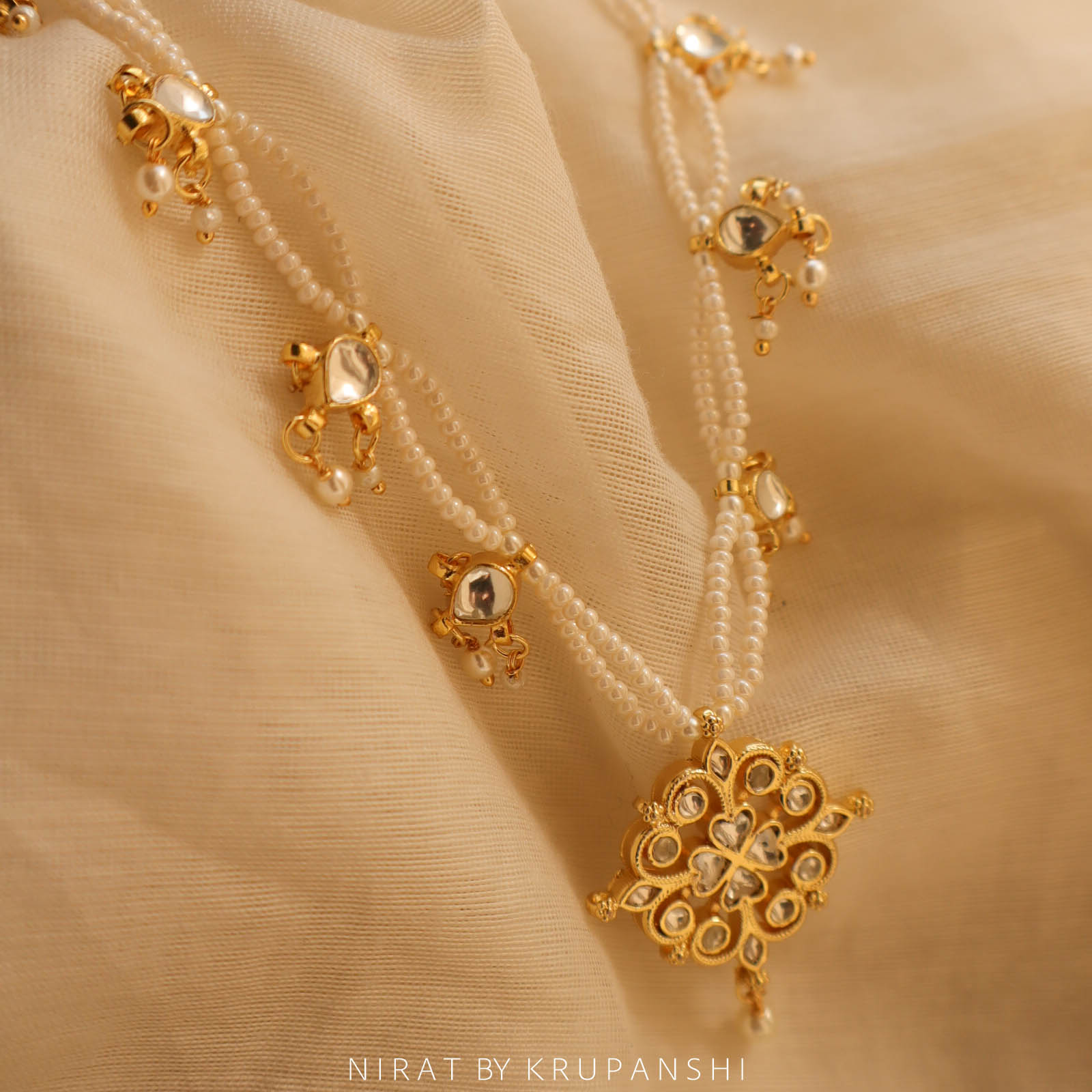 Golden Kundan Necklace