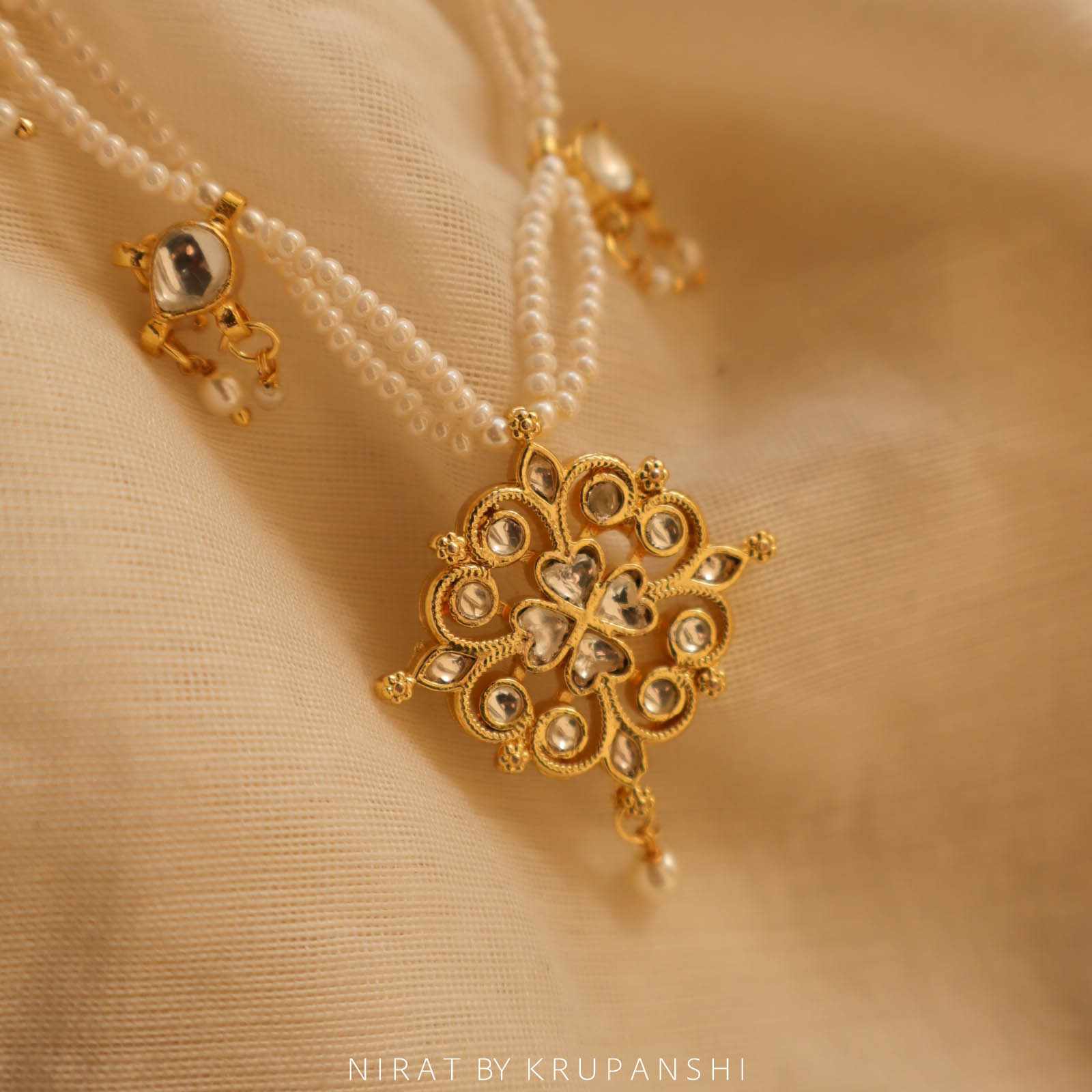 Golden Kundan Necklace