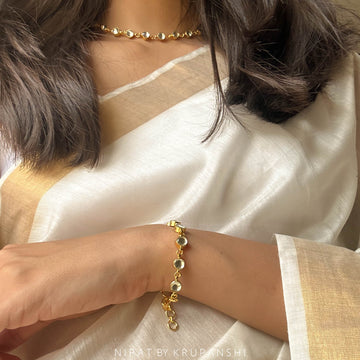 The Vrinda - Kundan Choker & Bracelet