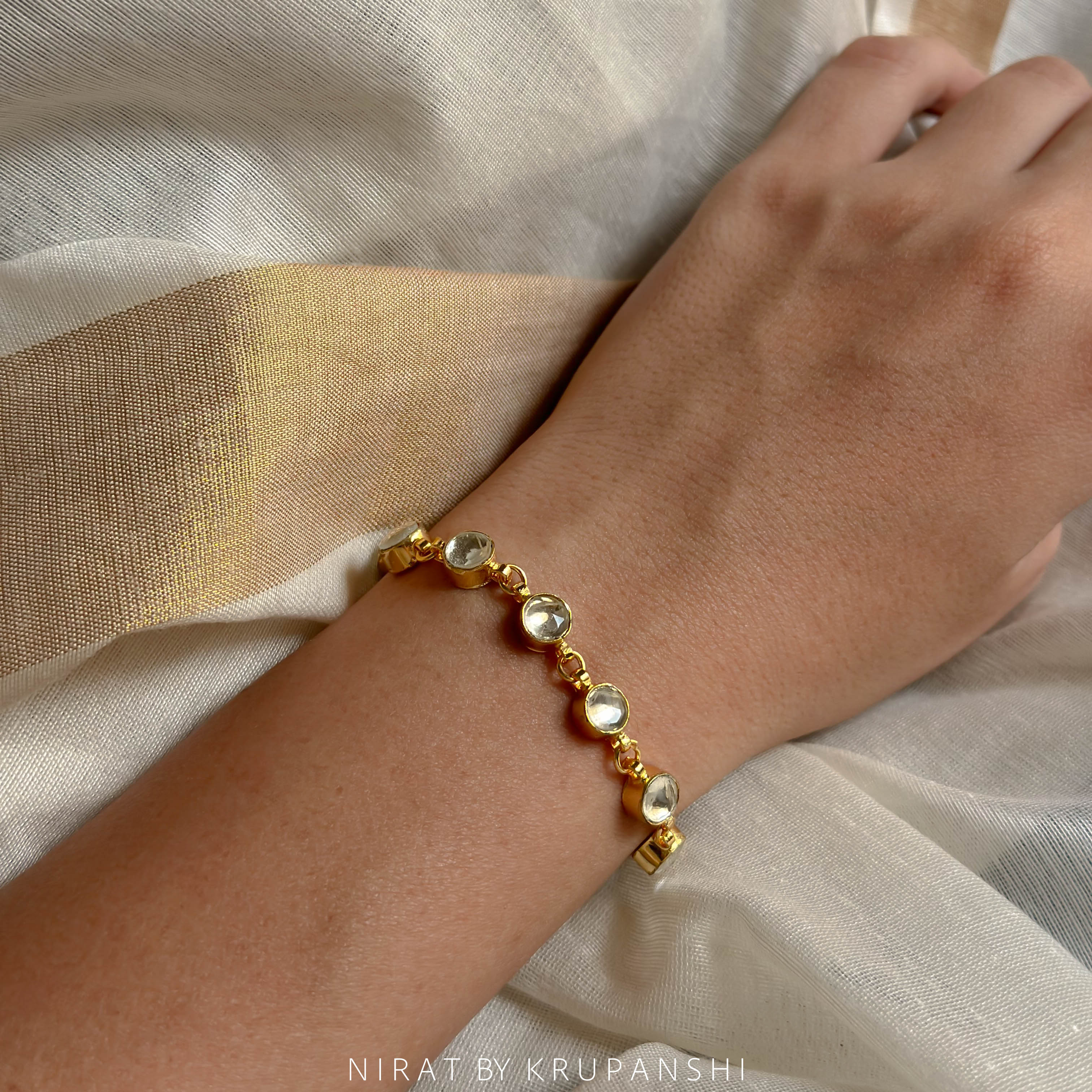 The Vrinda - Kundan Choker & Bracelet