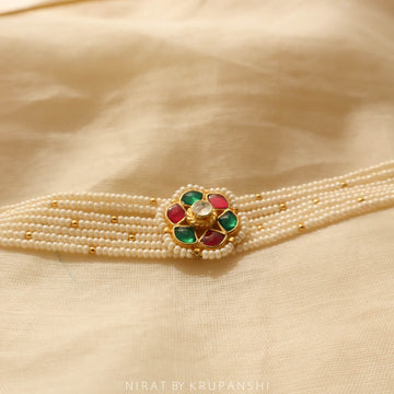 Rani Green Flower Choker