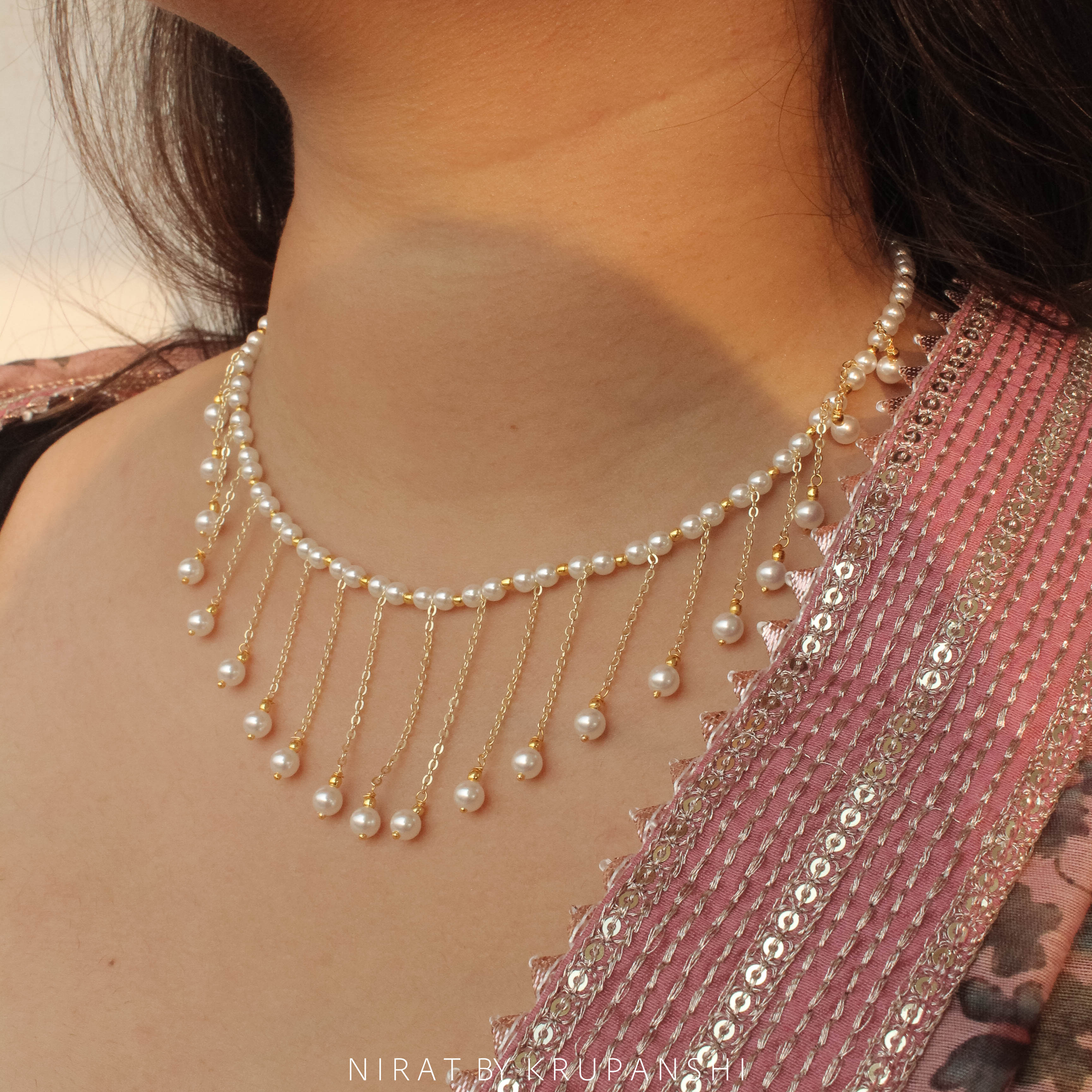 Jhalari Pearl Necklace