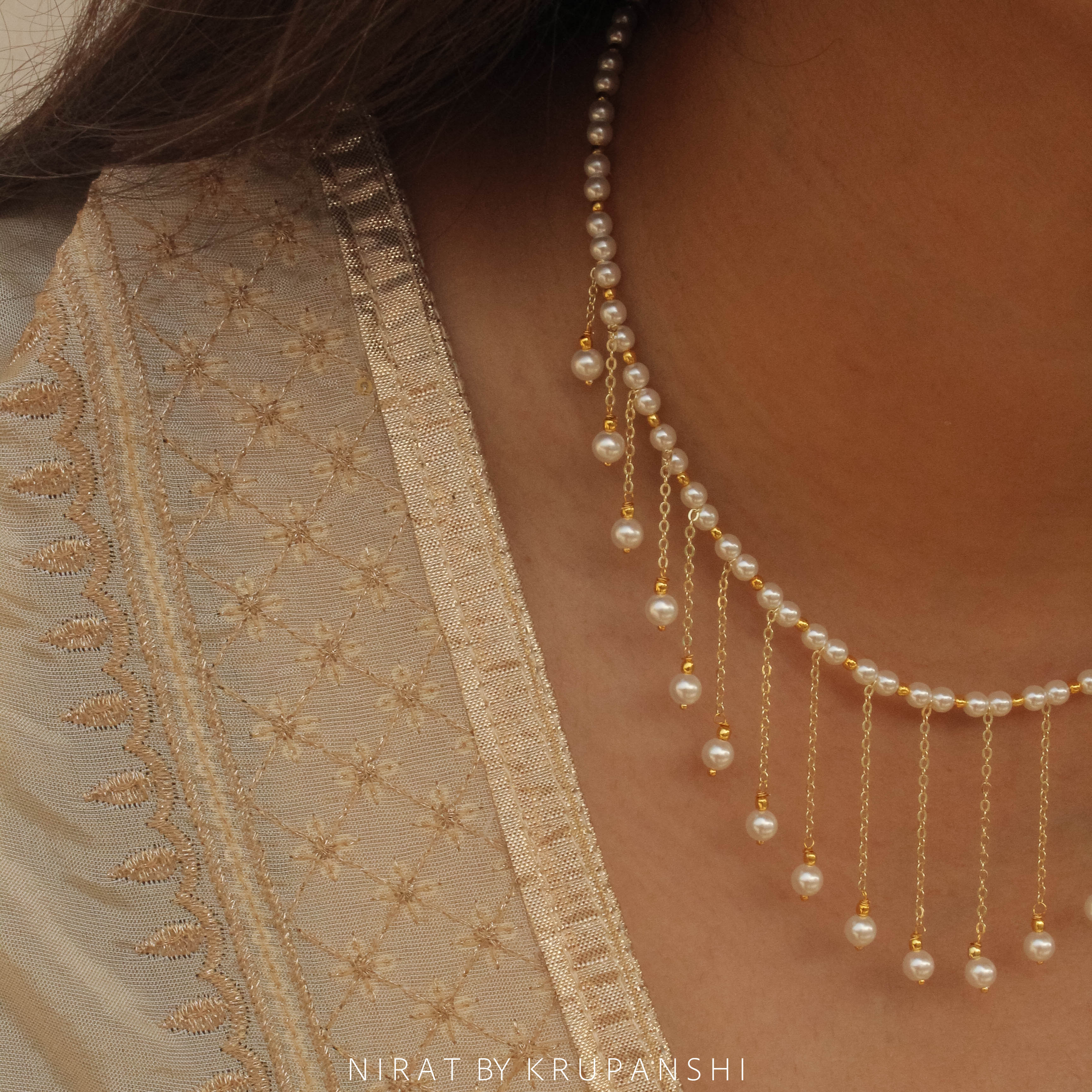 Jhalari Pearl Necklace