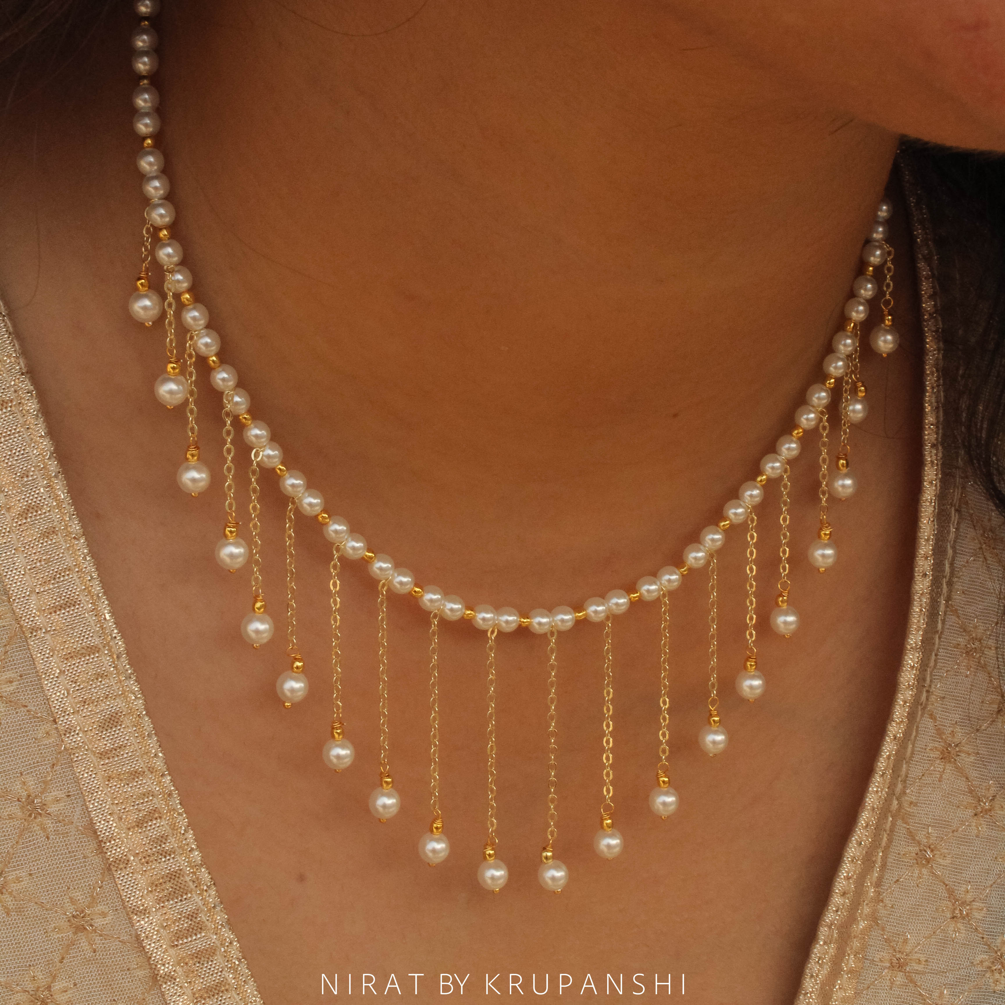 Jhalari Pearl Necklace