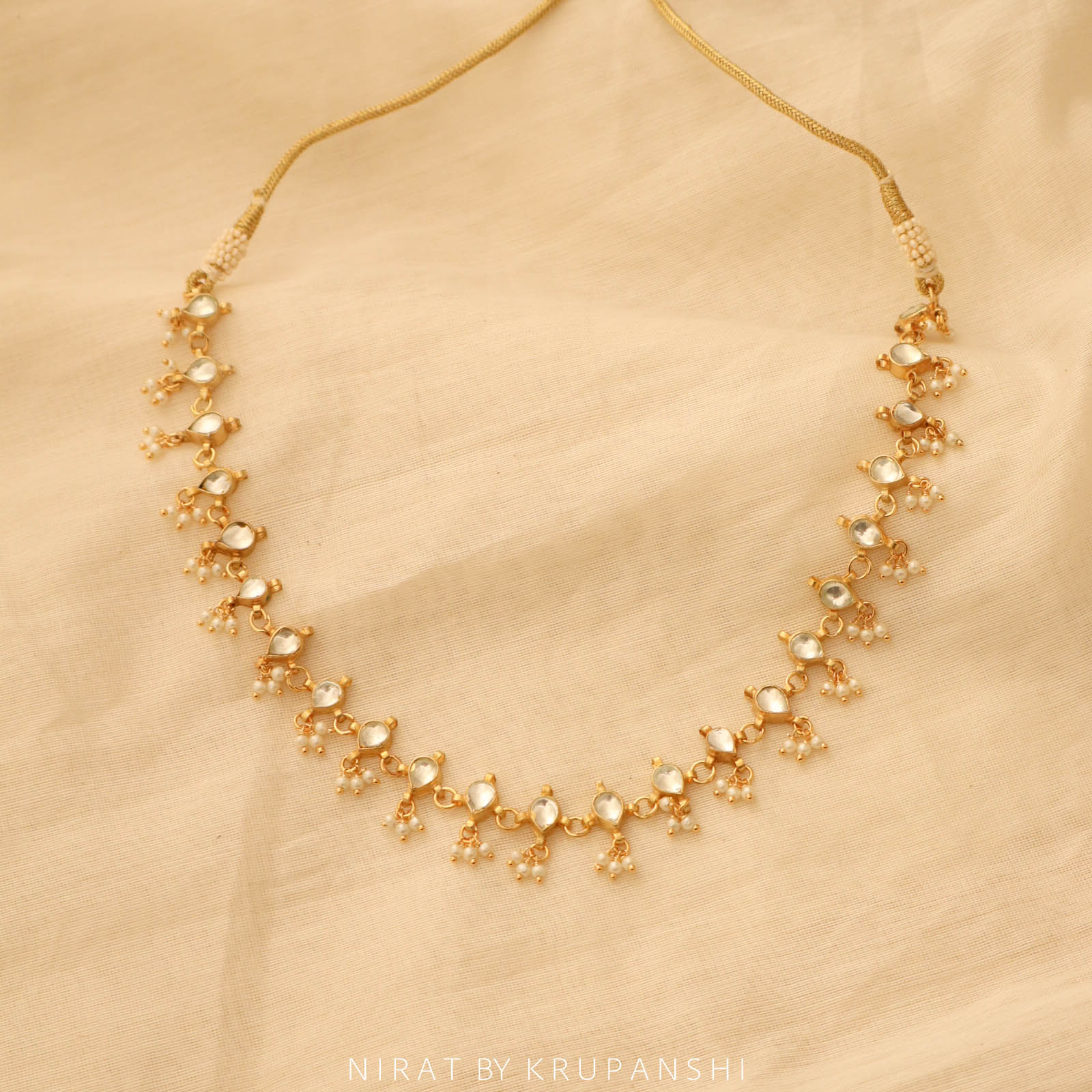 Gulzari Guchha-Jhumki Necklace
