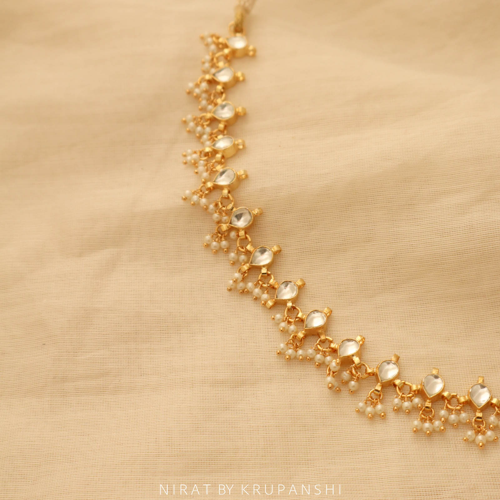 Gulzari Guchha-Jhumki Necklace