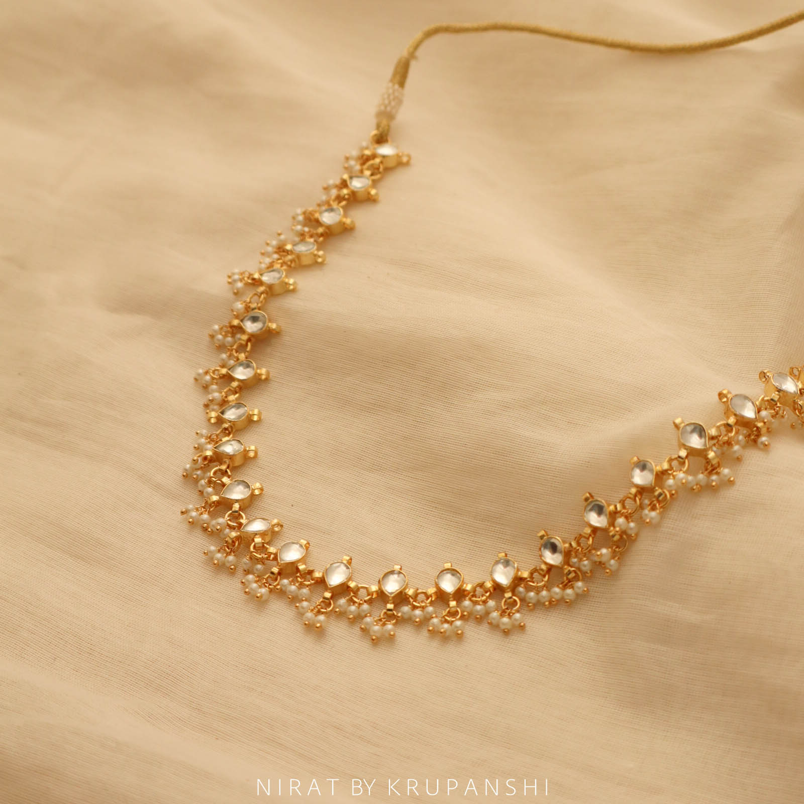 Gulzari Guchha-Jhumki Necklace