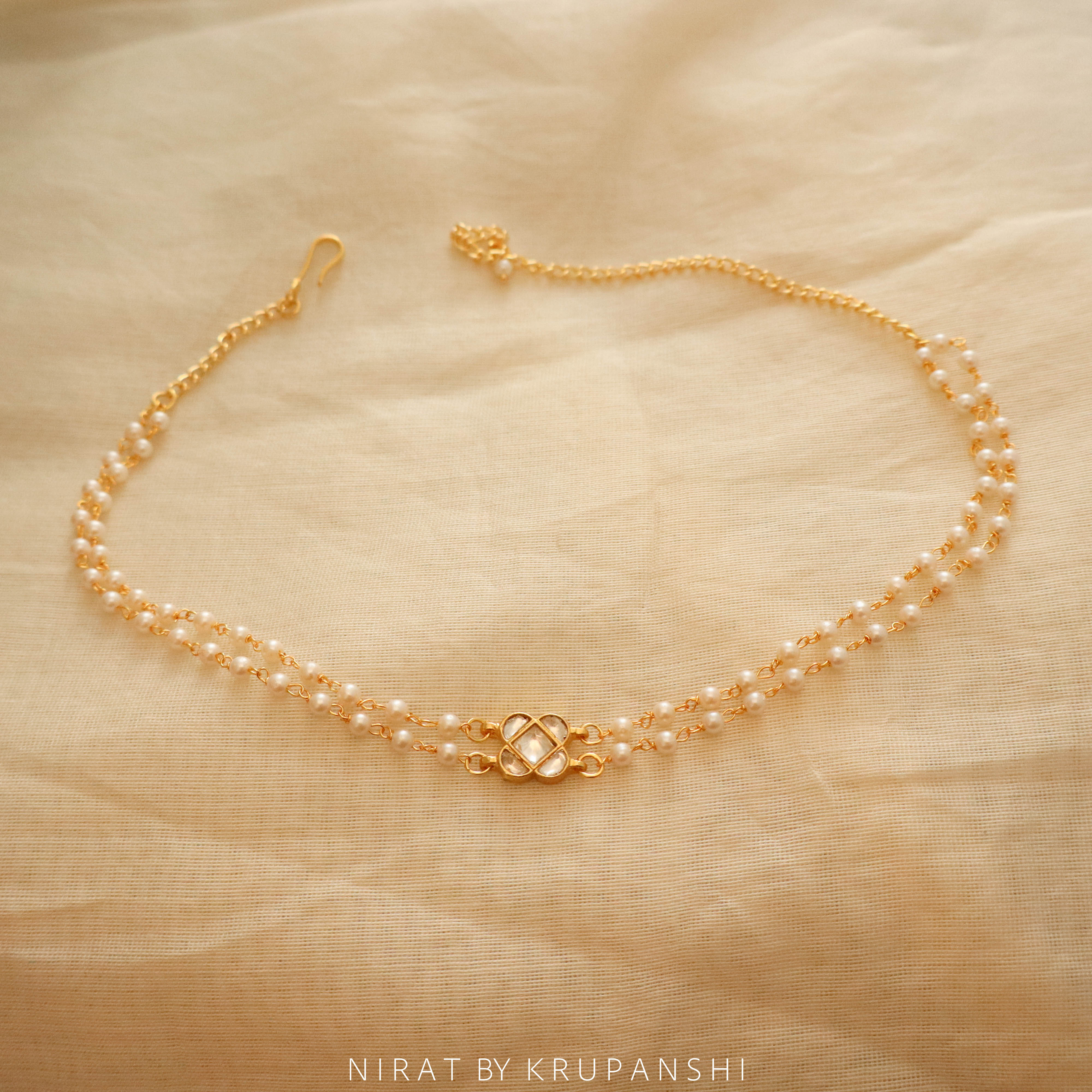 Kundan Cube Choker