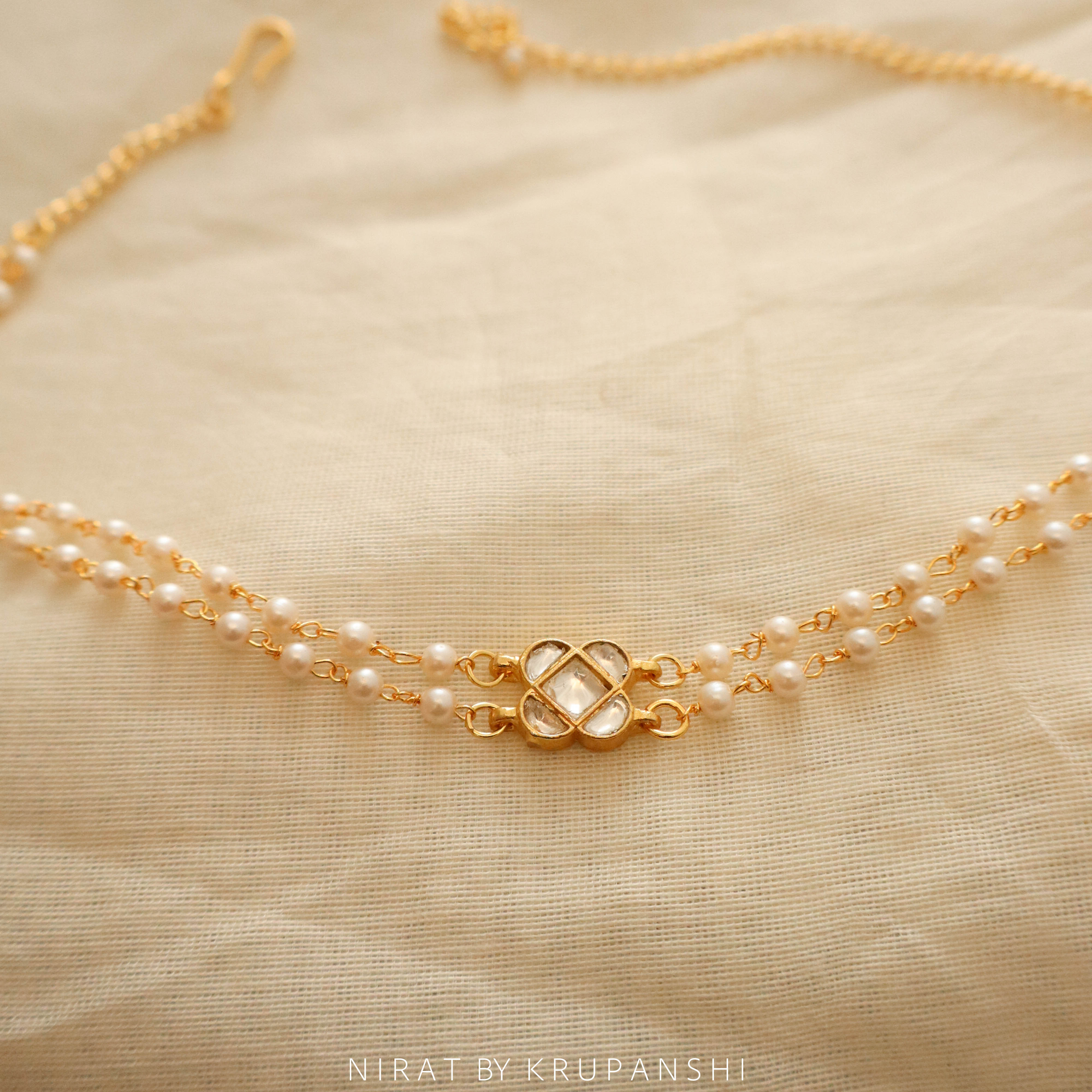 Kundan Cube Choker