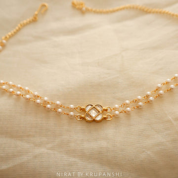 Kundan Cube Choker