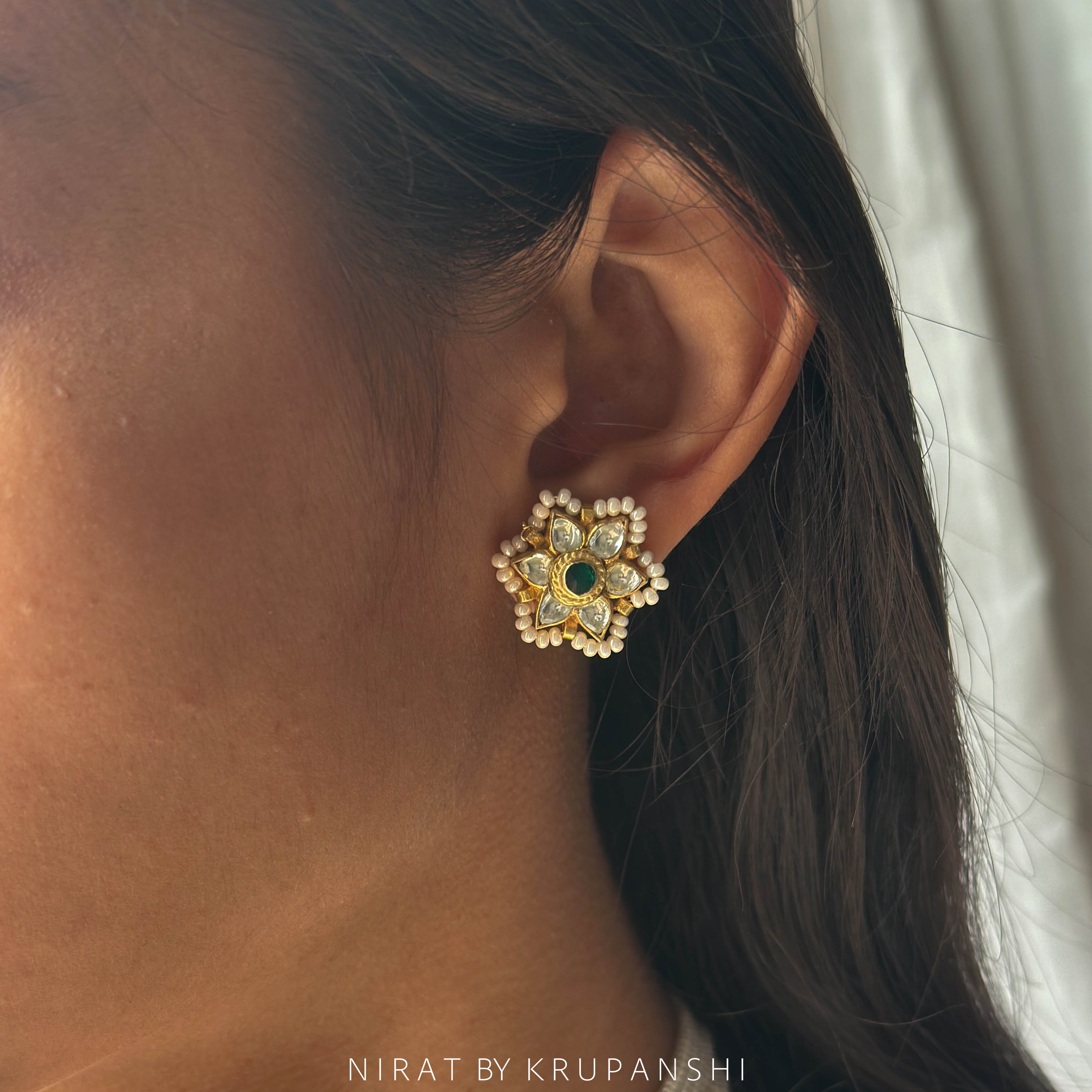 Flower Lotus Choker with Earring