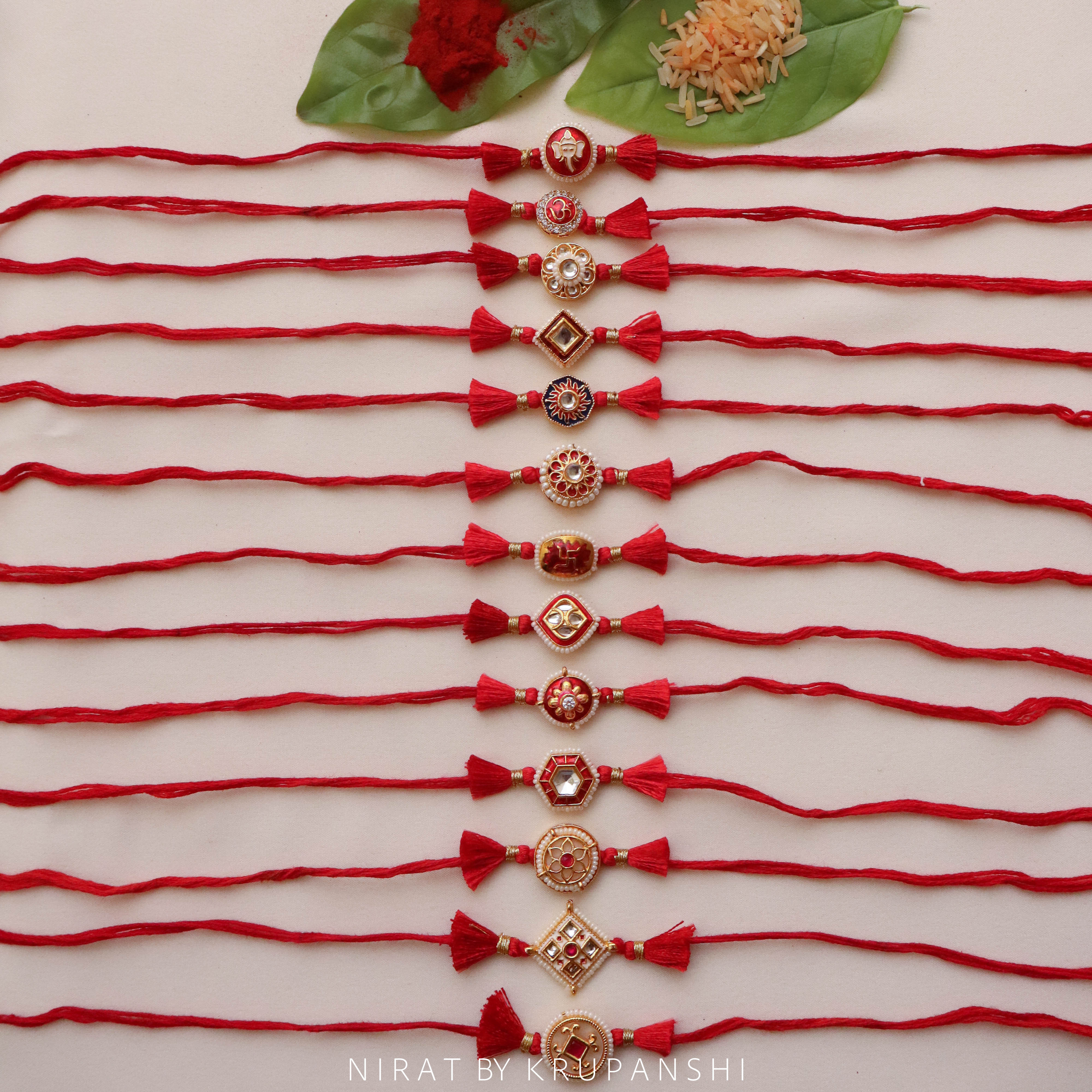 Jhalar Red Rakhi