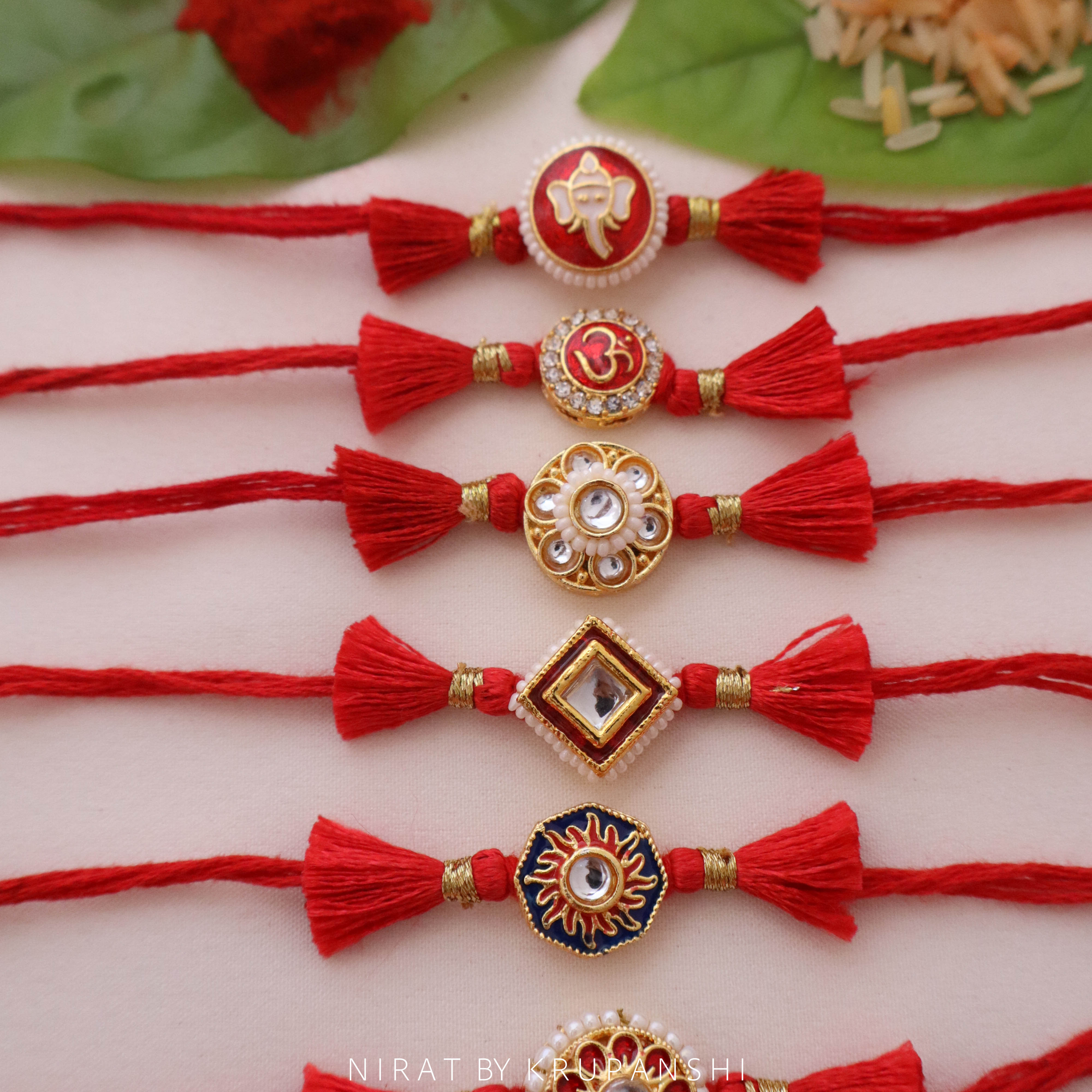 Jhalar Red Rakhi