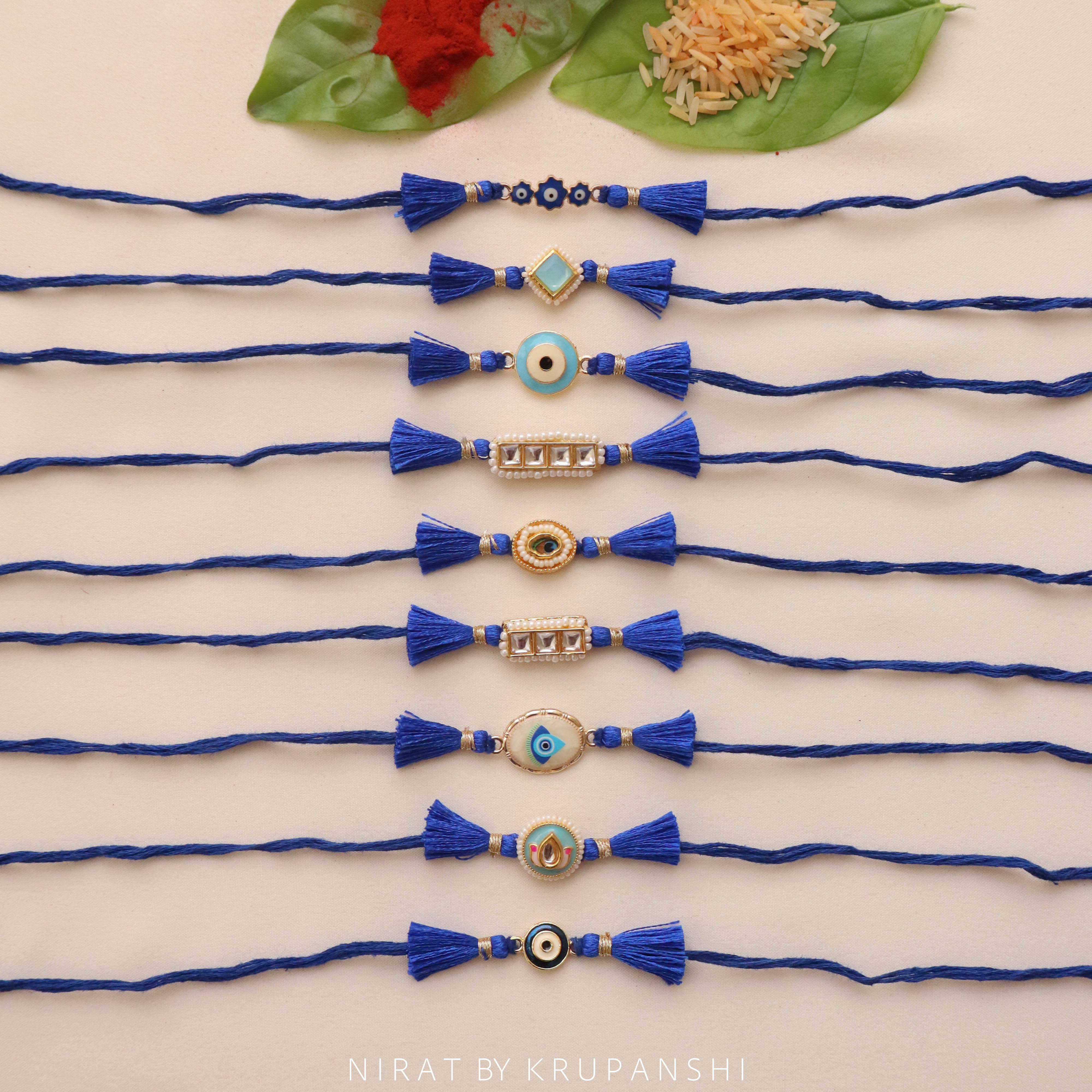 Jhalar Blue Rakhi