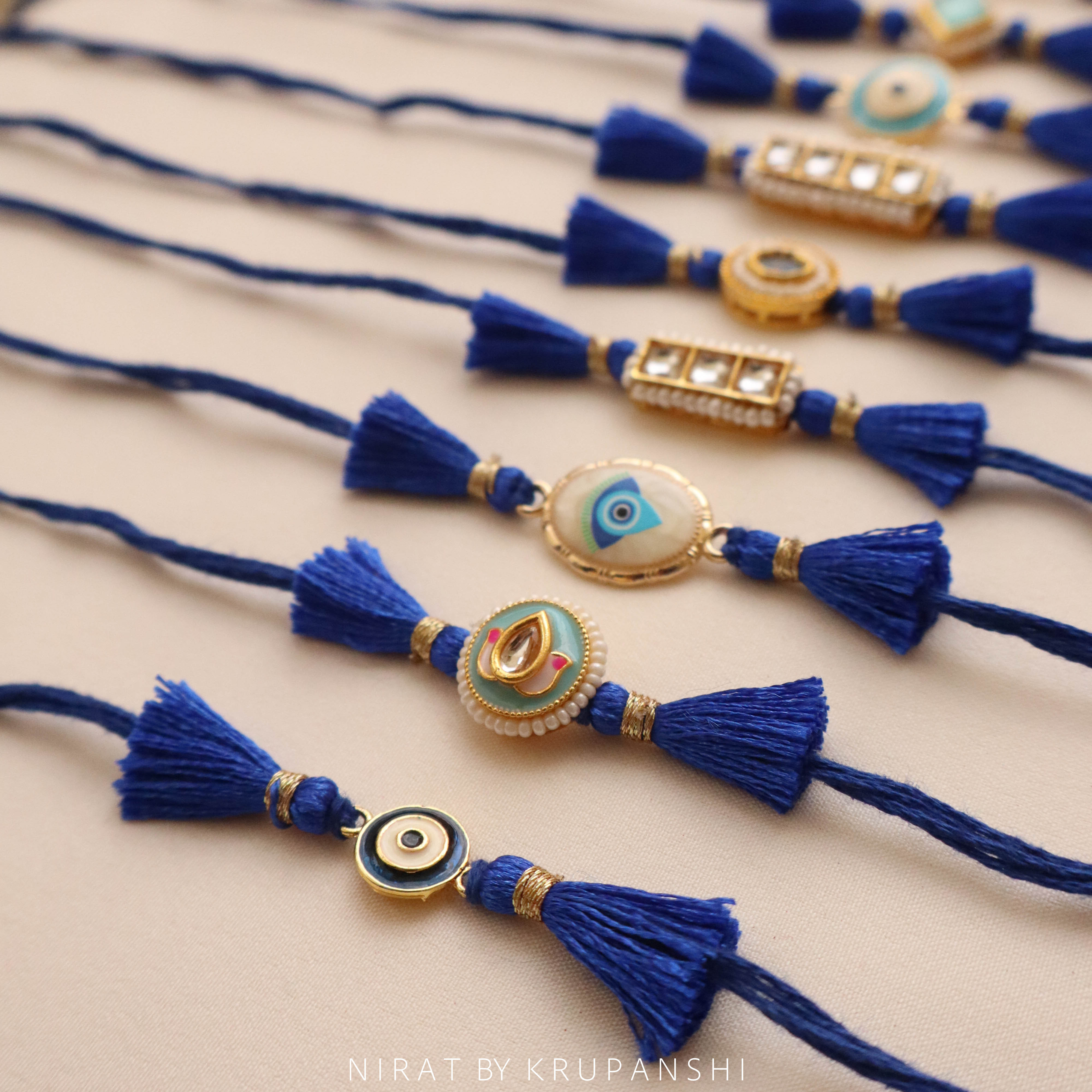 Jhalar Blue Rakhi