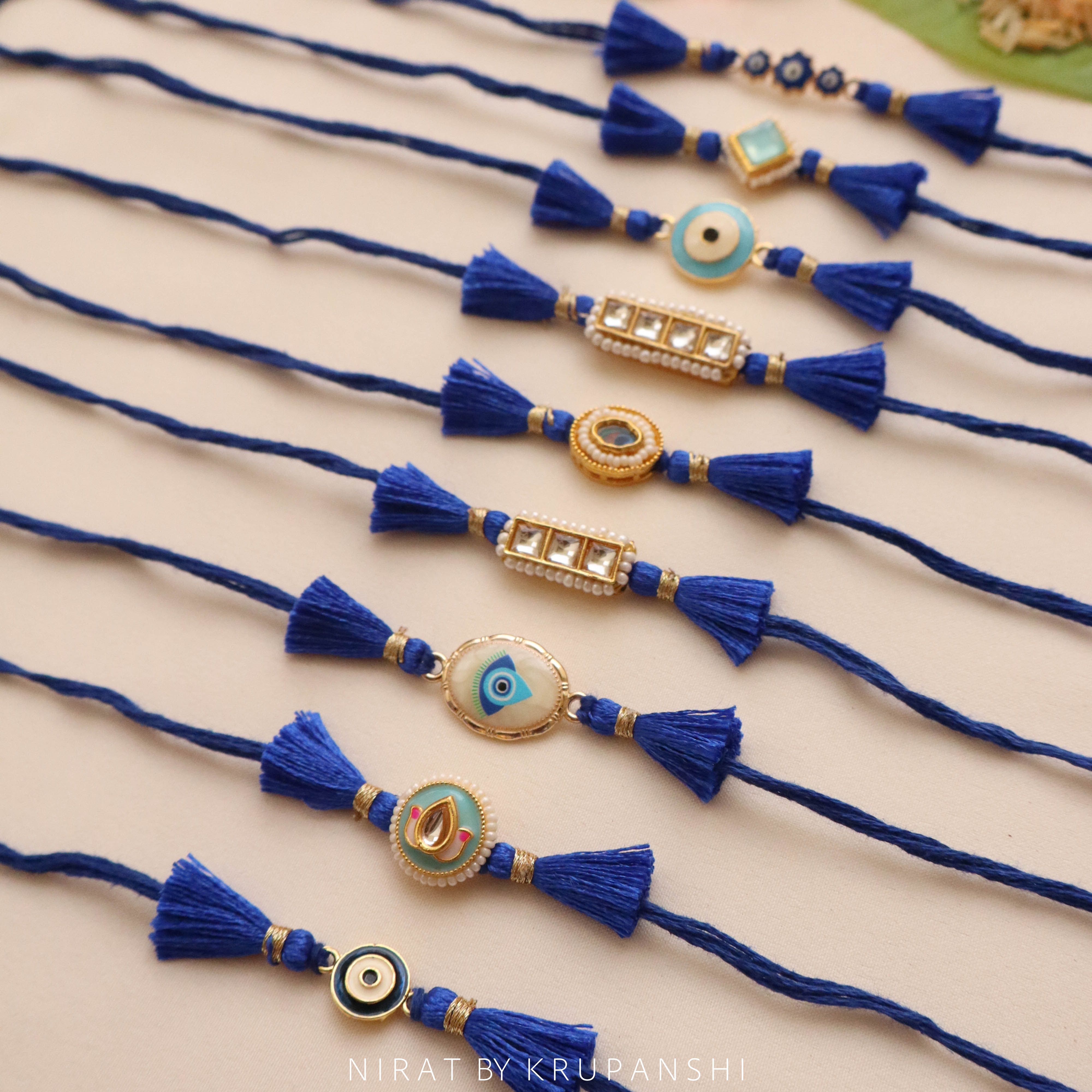 Jhalar Blue Rakhi