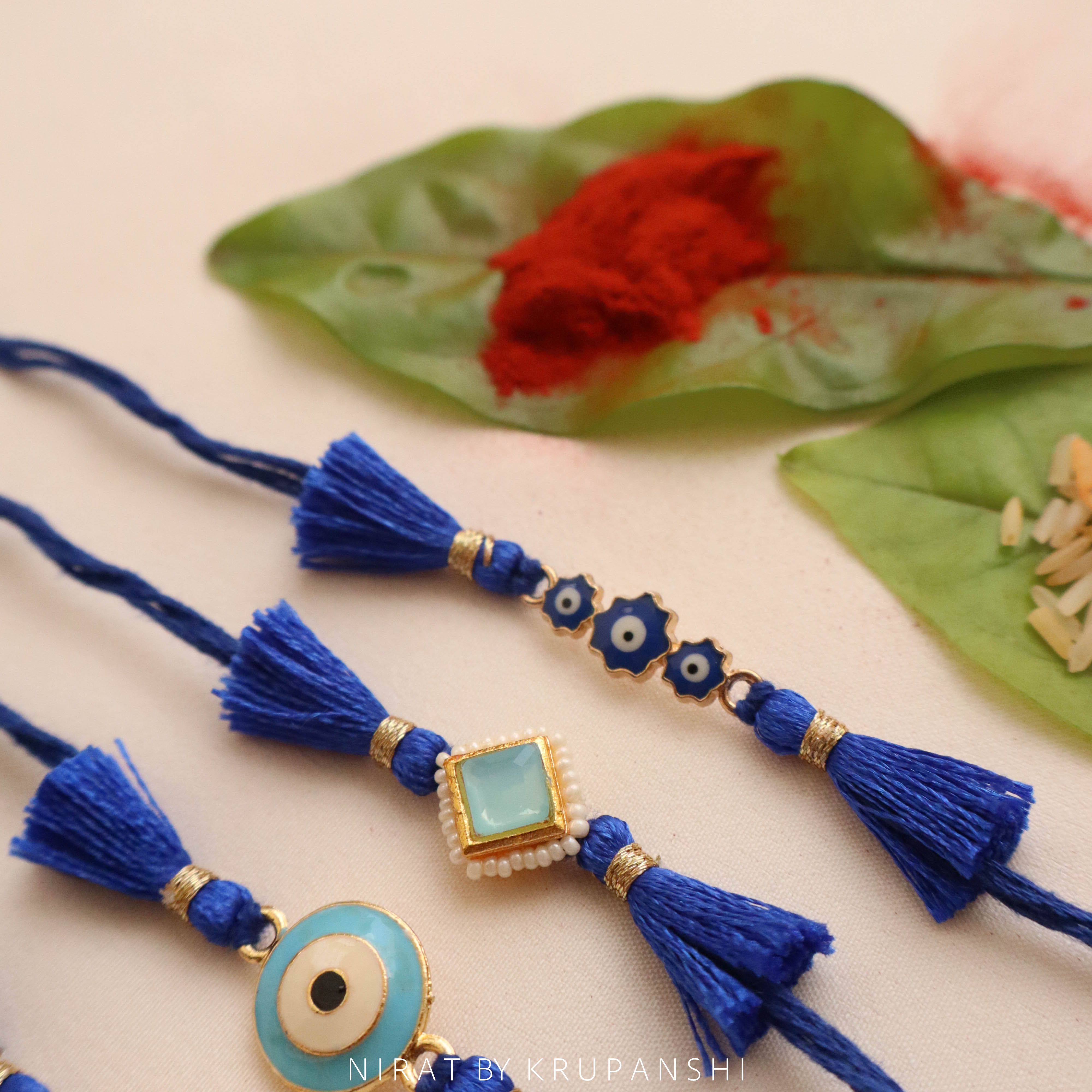 Jhalar Blue Rakhi