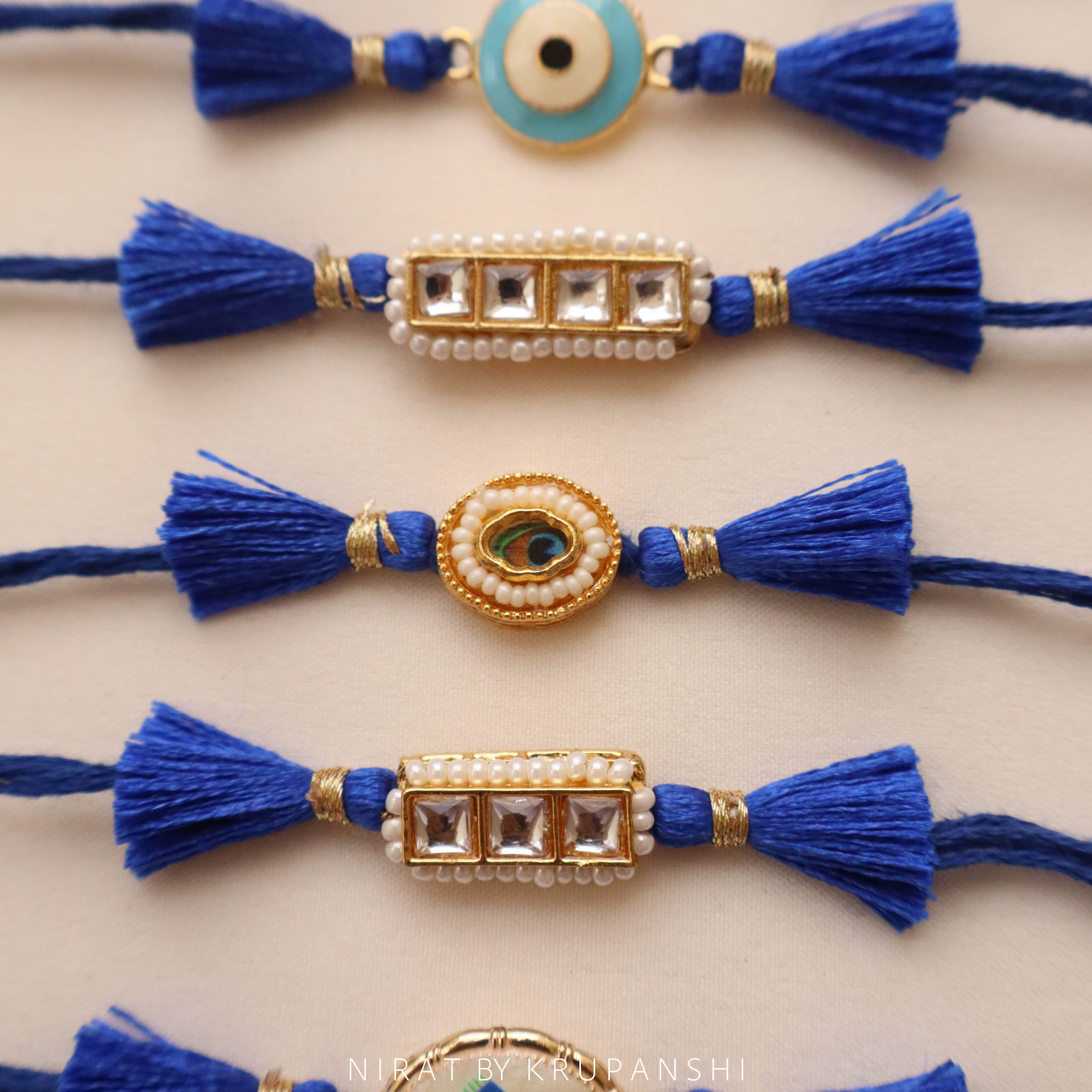 Jhalar Blue Rakhi