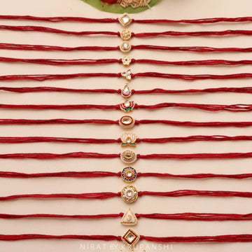 Maroon Thread Rakhi