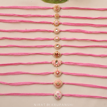 Pink Thread Rakhi