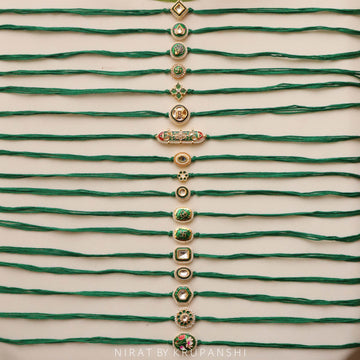 Green Thread Rakhi