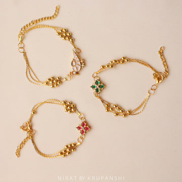 Suvarn Bindu Rakhi / Bracelet