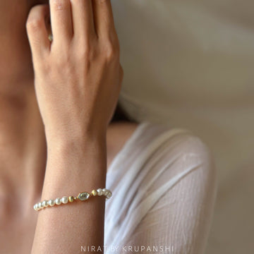 Kundan Pearl Bracelet