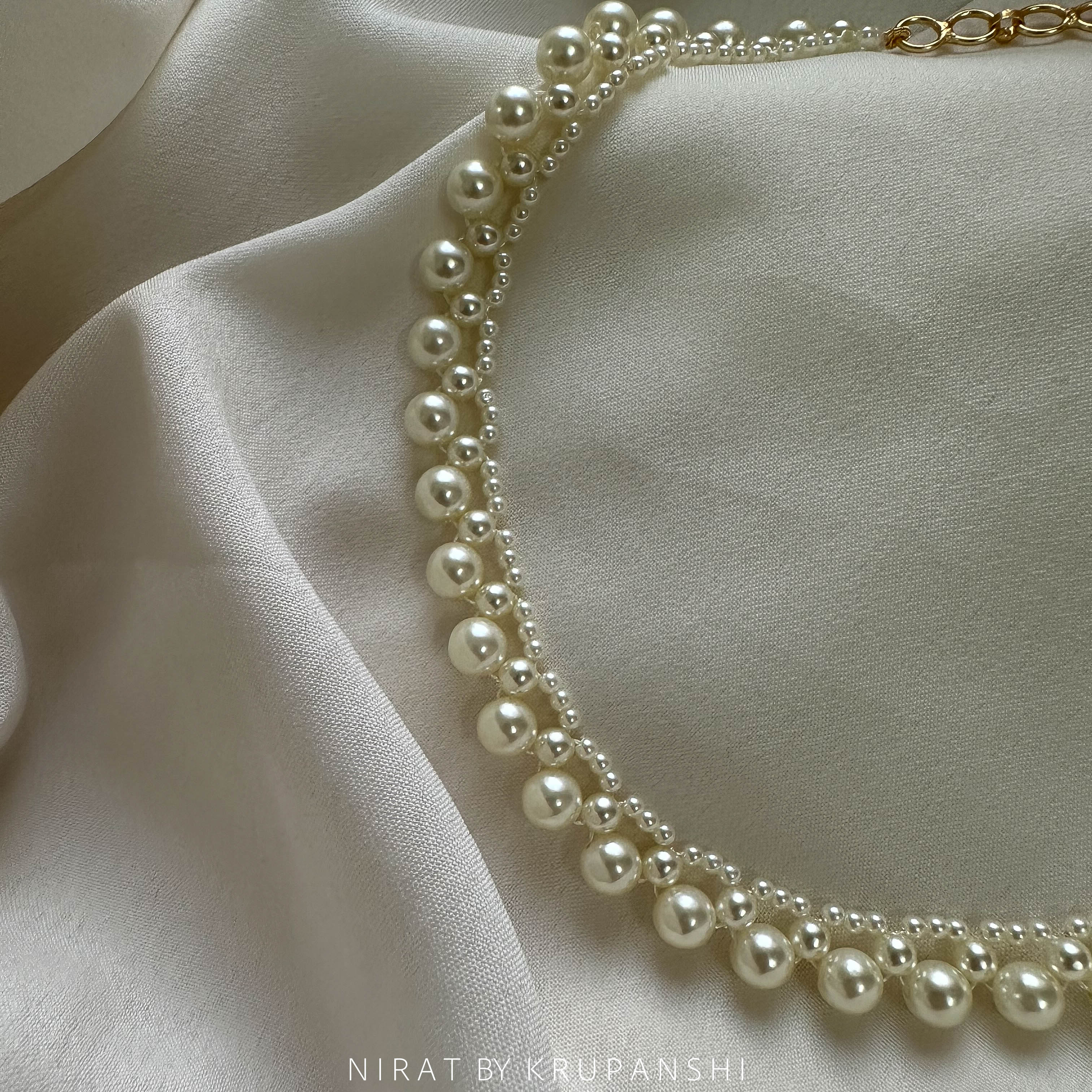 Pearl Choker with Earring