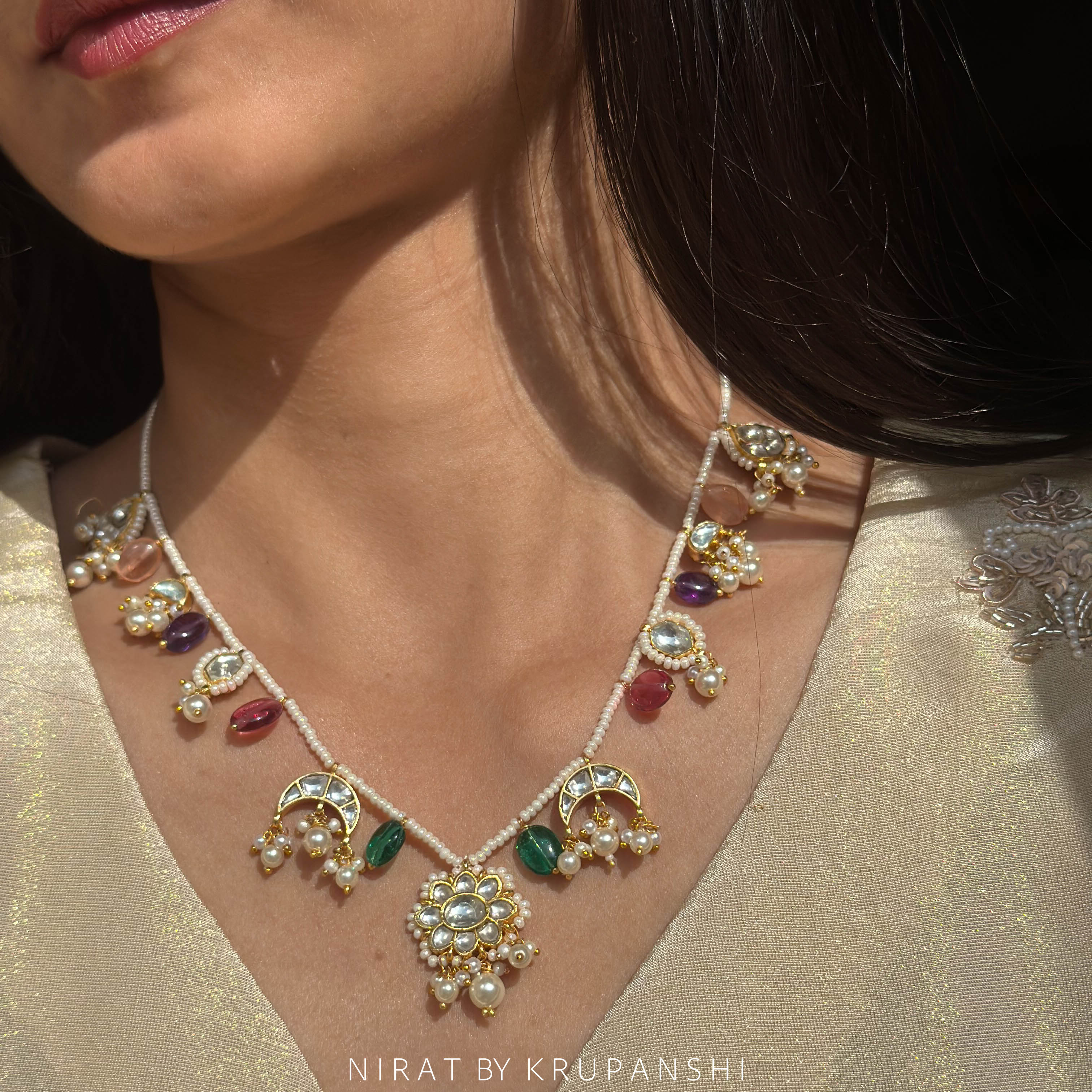 Rangavali Kundan Necklace