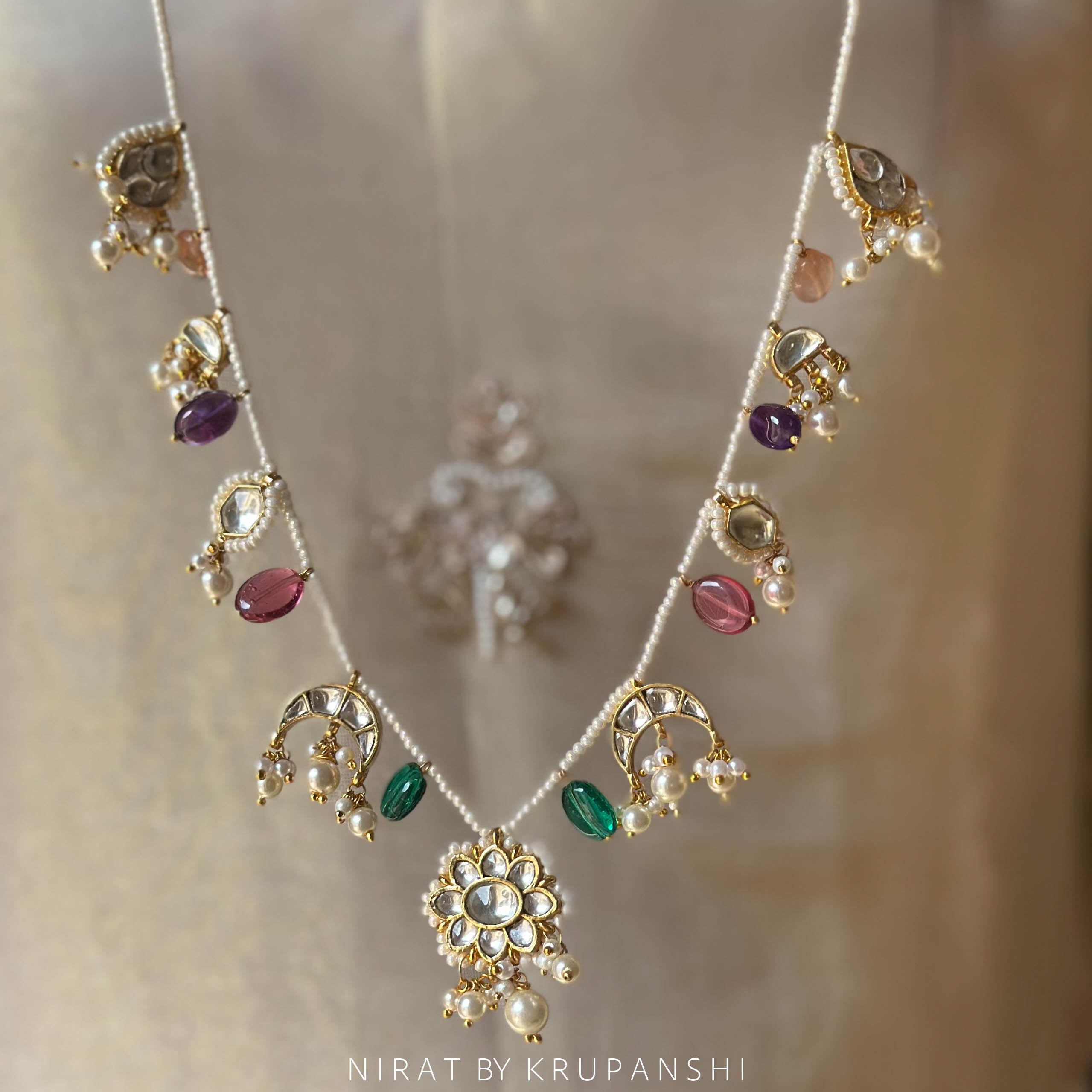 Rangavali Kundan Necklace